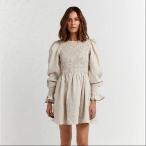 Dissh linen mini dress